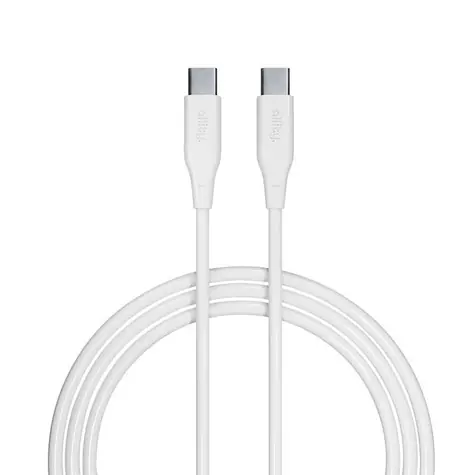 Allity AUC-02 Datový kabel USB-C/USB-C 1m 100W bílá