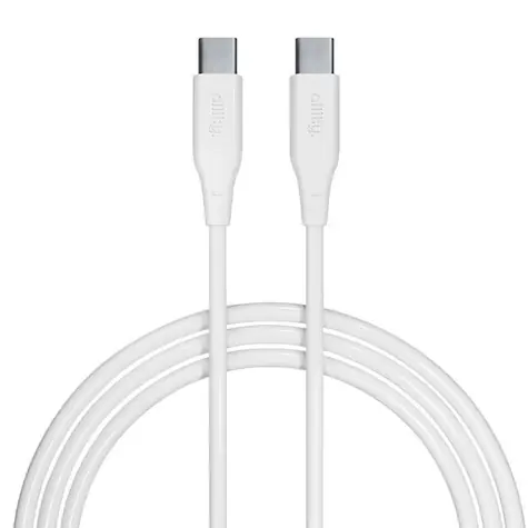 Allity AUC-02 Datový kabel USB-C/USB-C 2m 60W bílá