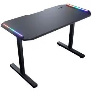 COUGAR DEIMUS 120 RGB černá / Herní stůl /  Š: 122 cm / V: 77 cm / H: 60.5 cm / 2x USB 3.0 / 1x USB-C