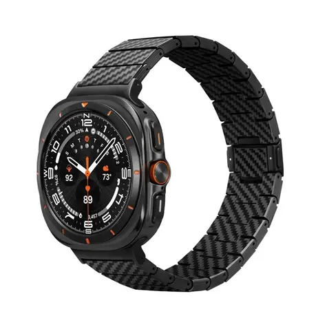 Pitaka Karbonový řemínek pro Samsung Galaxy Watch Ultra černá / 22mm