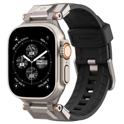 Spigen DuraPro Armor řemínek pro Apple Watch Series 44/45/46/49 mm šedá