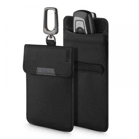 Spigen (AFA03754) Pouzdro pro RFID čipy odolné proti skenování černá