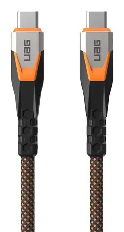UAG SRGE Datový a nabíjecí kabel USB-C (M) - USB-C (M) 240W 0.75m černo-oranžová / USB 3.2
