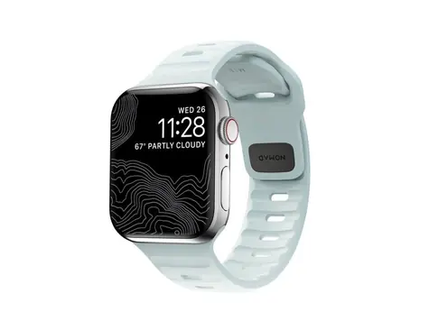 Nomad Sport Strap Glow 2.0 řemínek pro Apple Watch 38/40/41/42 mm modrá