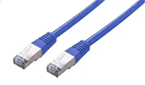 C-TECH patchcord Cat5e Kabel FTP 0.5 m modrá