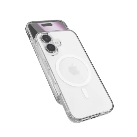 Epico ImpactBuffer Mag+ ochranný kryt s MagSafe pro iPhone 16 transparentní