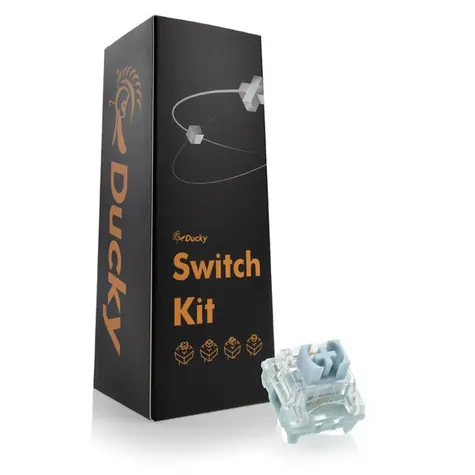 Ducky Kailh Polia Switches / mechanické / 3-Pin / taktilní / MX-Stem / 45g / modré / 110 kláves