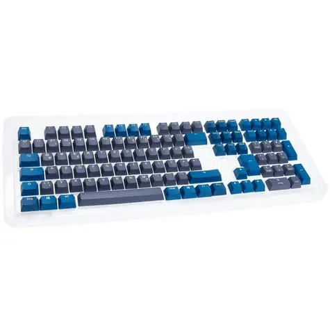 Ducky Double-Shot Keycap Set Daybreak / PBT / modrá / 109 kláves / DE