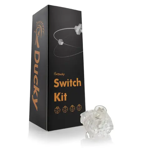 Ducky Kailh Y Switches / mechanická / 5-Pin / lineární / MX-Stem / 50 g / transparentní / 110 kláves