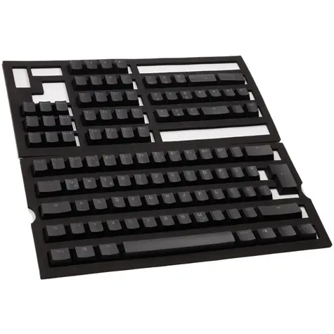 Ducky Double-Shot Keycap Set pro podsvícení / PTB / černá / 109 kláves / DE