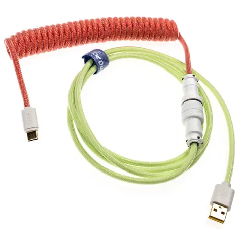 Ducky Premicord Strawberry Frog kabel / USB-C - USB-A / 1.8m