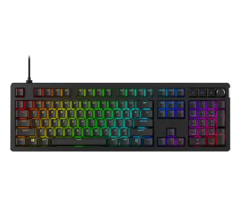 HyperX Alloy Rise / Mechanická herní klávesnice / HyperX Red / US / RGB LED podsvícení / anti-ghosting