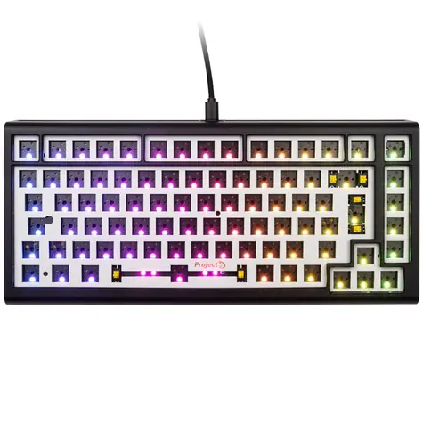 Ducky Tinker 75 Barebone / ISO Layout / USB-C / 802g / černá