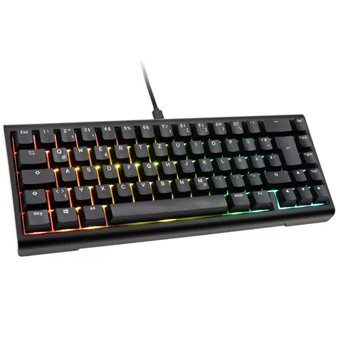 Ducky Tinker 65 Cherry MX-Blue černá / herní klávesnice / podsvícená / mechanická / drátová USB-C / DE