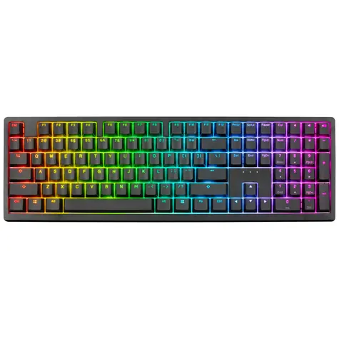 Ducky Zero 6108 Cherry MX2A-Red černá / herní klávesnice / mechanická / bezdrátová / 2.4 GHz / USB-C / Bluetooth / US