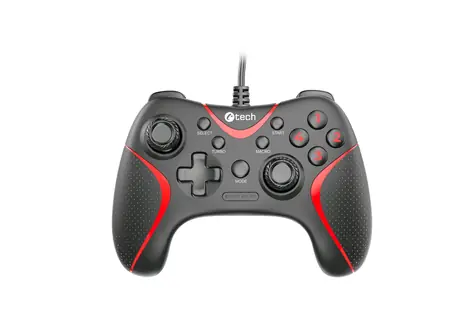C-TECH Theon gamepad / drátový / USB / vibrační / pro PC a PS3 