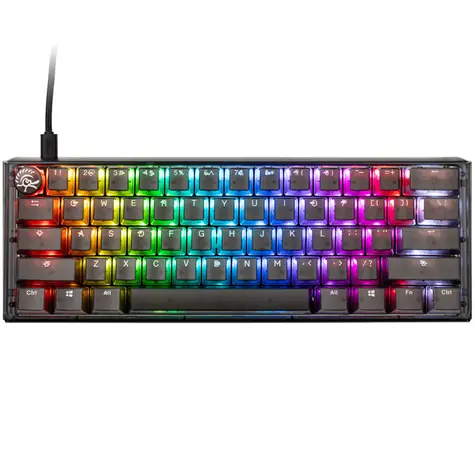 Ducky One 3 Aura Mini Kailh Jellyfish Y černá / herní klávesnice / podsvícená / mechanická / drátová USB-C / US