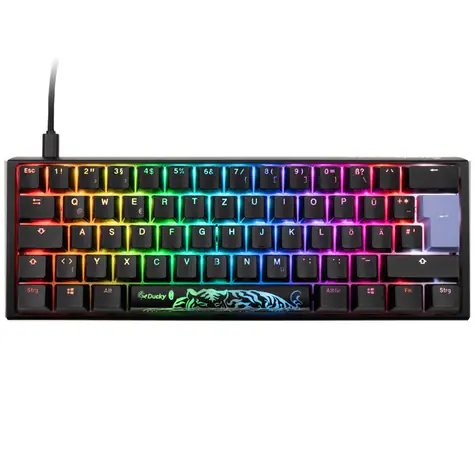 Ducky One 3 Classic Mini Cherry MX-Speed-Silver černá / herní klávesnice / mechanická / drátová USB-C / DE