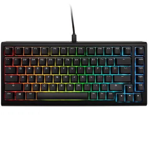 Ducky Tinker 75 Cherry MX-Speed Silver černá / herní klávesnice / podsvícená / mechanická / drátová USB-C / US