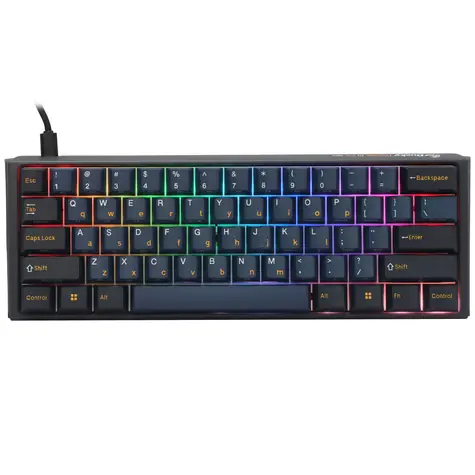 Ducky One 3 Pro Mini Nazca Line Cherry MX2A-Blue černá / herní klávesnice / mechanická / drátová USB / US