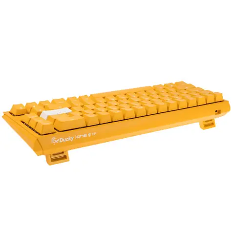 Ducky One 3 Yellow Cherry MX-Blue žlutá / herní klávesnice / podsvícená / mechanická / drátová USB-C / US