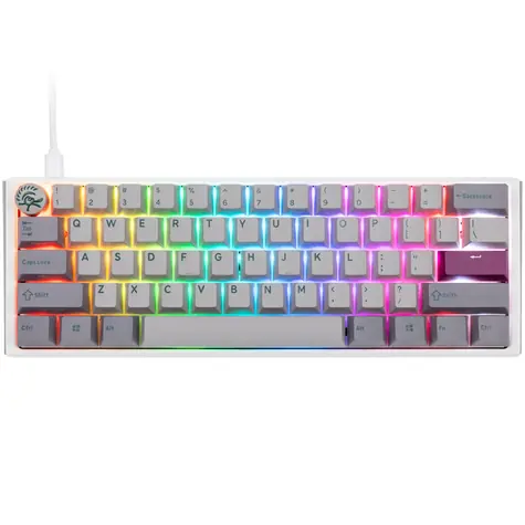 Ducky One 3 Mini Cherry MX-Speed-Silver šedá / herní klávesnice / podsvícená / mechanická / drátová USB-C / US