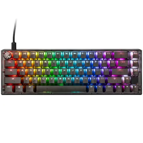 Ducky One 3 Aura Cherry MX-Speed-Silver černá / herní klávesnice / podsvícená / mechanická / drátová USB-C / US