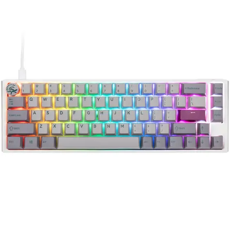 Ducky One 3 Cherry MX-Speed-Silver šedá / herní klávesnice / podsvícená / mechanická / drátová USB-C / US