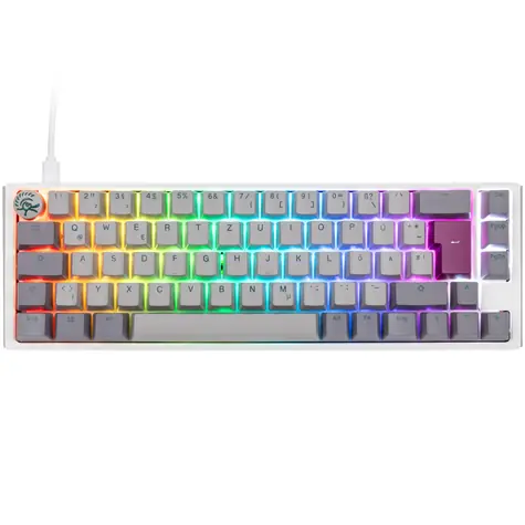 Ducky One 3 Cherry MX-Speed-Silver šedá / herní klávesnice / podsvícená / mechanická / drátová USB-C / DE