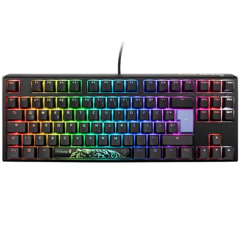 Ducky One 3 Classic TKL Cherry MX-Black černá / herní klávesnice / podsvícená / mechanická / drátová USB-C / DE