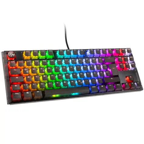 Ducky One 3 Aura TKL Kailh Jellyfish Y černá / herní klávesnice / podsvícená / mechanická / drátová USB-C / DE