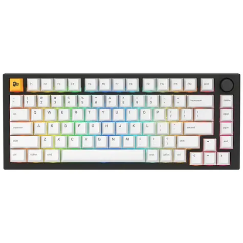 Glorious GMMK Pro Black Slate 75% TKL černá / herní klávesnice / mechanická / spínače Fox / RGB / US Layout 