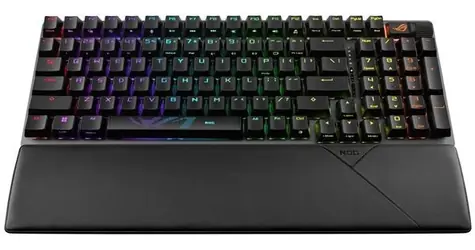 ASUS ROG Azoth Extreme černá / herní klávesnice / mechanická / bezdrátová / spínače ROG NX Snow / DE