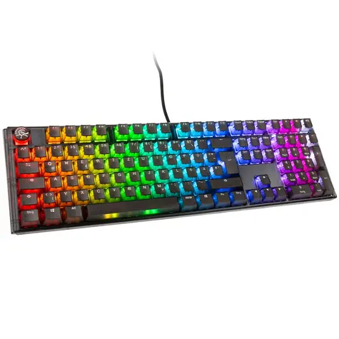 Ducky One 3 Aura Cherry MX-Speed-Silver černá / herní klávesnice / podsvícená / mechanická / drátová USB-C / DE