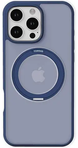 Torras Ostand ochranný kryt pro Apple iPhone 16 Pro modrá