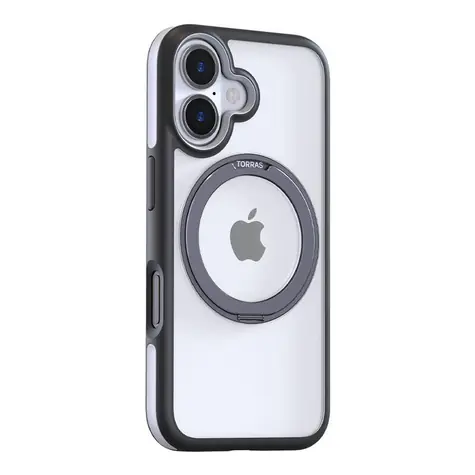 Torras Ostand R Fusion ochranný kryt pro Apple iPhone 16 Plus černá