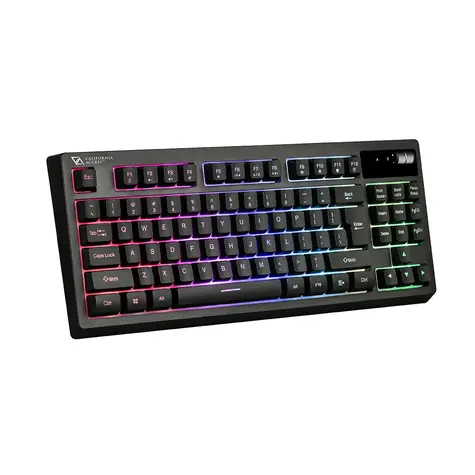 California Access Korero TKL černá / herní bezdrátová klávesnice / membránová / 2.4 GHz + USB-C / RGB