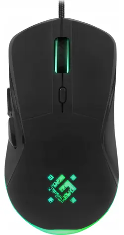 Defender ARGA GM-049 černá / herní optická myš / 3600DPI / 6 tlačítek / 1 kolečko / USB / 1.5m