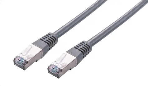 C-TECH patchcord Cat5e FTP 0.5 m šedá