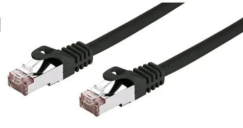 C-TECH patchcord Cat6 FTP 2 m černá