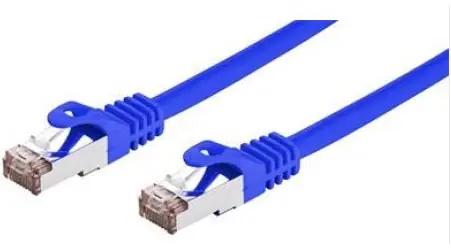 C-TECH patchcord Cat6 FTP 2 m modrá