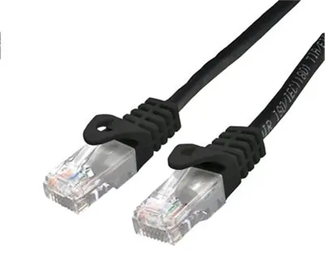 C-TECH patchcord Cat6 UTP 1 m černá