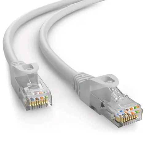 C-TECH patchcord Cat6 UTP 30 m šedá