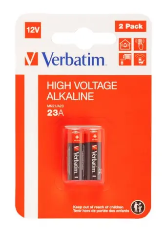 Verbatim 49940 Alkalická baterie 23AE (2ks) / 12V