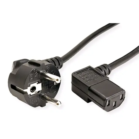 C-TECH Síťový napájecí kabel 230V k počítači 2m