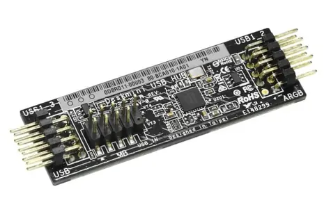 ASRock Deskmini USB barebone hub černá 