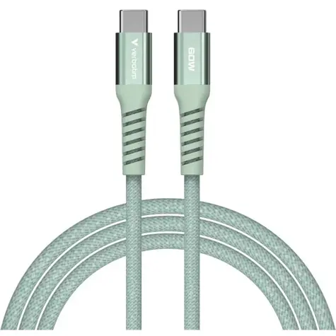 Verbatim 31864 Magnetický 60W USB-C kabel 1.2m zelená / USB-C(M) / USB-C(M) / 100 W / PD & QC 3.0