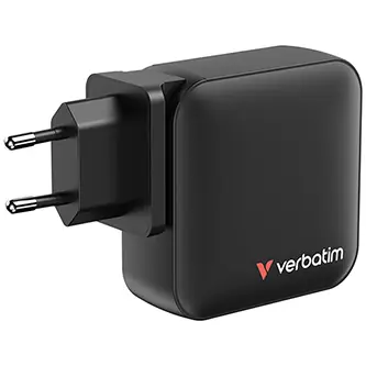 Verbatim 32216 Cestovní univerzální Mini GaN nabíjecí adaptér 165W šedá / 3x USB-C / 1x USB-A / QC / PD