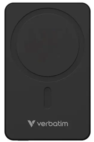 Verbatim Charge 'n' Go Essentials Magnetická bezdrátová powerbanka 10000mAh černá / USB-C / MagSafe / 15-20W