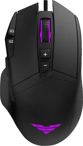 PREYON Falcon Gaming / Herní myš / optická / 12400DPI / USB / 1.8m